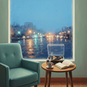 滲む光の微睡み