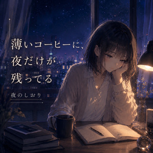 薄いコーヒーに、夜だけが残ってる