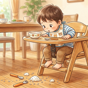 リアル子育てあるあるソング 宙を舞うごはん