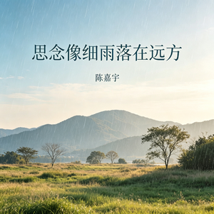 思念像细雨落在远方