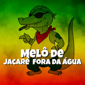 Melô de jacaré fora da água