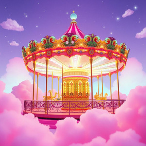 キャンディ・カラーに染まった空の下