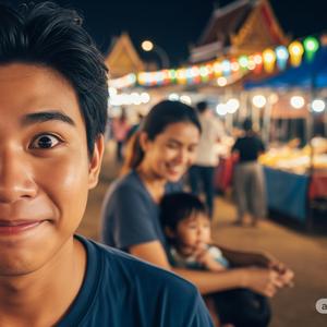 ตำใจ...แม่ฮ้างหน้าฮ้าน (Struck by the Temple Fair Angel)