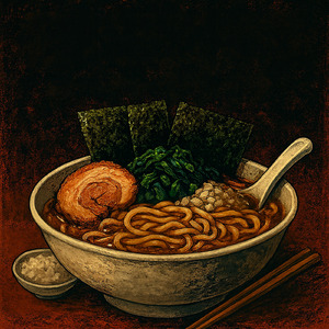 極太極楽汁麺家系オーバードライブ！