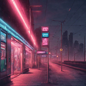 Dawn on the street 1:07 AM