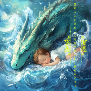 青い波での色の子守唄