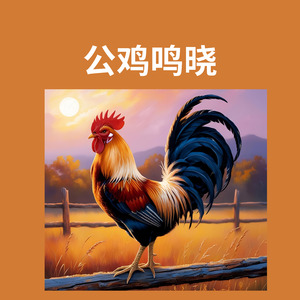 公鸡鸣晓