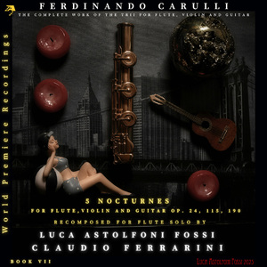 3 Petits Nocturnes pour Flute, Violin, Guitar, Op. 24: No. 3, Nocturno in A Major: II. Polacca allegretto (Recomposed for Solo Flute by Luca Astolfoni Fossi)