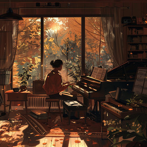 Elegancia Sutil Matutina En El Piano