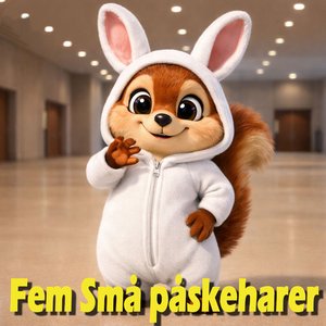 Fem små påskeharer