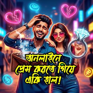 অনলাইনে প্রেম করতে গিয়ে একি হাল!