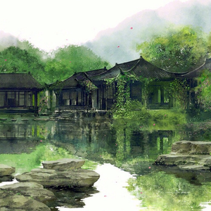 Grass long warbler flying