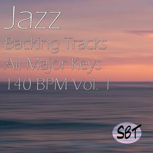 Jazz Backing Track in C Major 140 BPM, Vol. 1