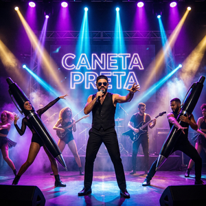 Caneta preta