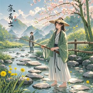 溪畔漫步-橚小禧