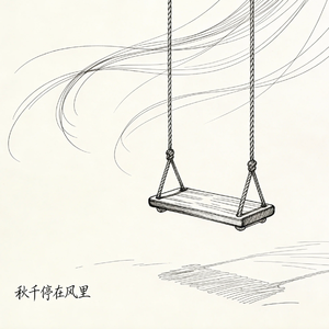 秋千停在风里