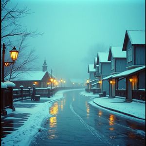 雪中抚雨