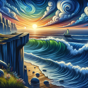 Seashell's Silhouetted Smudge