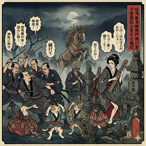 但馬屋金御縄野播州賀古室津・教信お夏之七墓廻