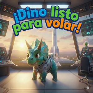¡Dino listo para volar!