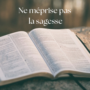 Ne méprise pas la sagesse
