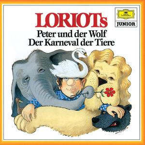 Peter and the wolf, Op. 67 - Narration in German; Text adapted by LORIOT on basis of Prokofiev's text:Laßt mich nach Hause, sagte der Wolf mit schwacher Stimme, ich komme nie wieder