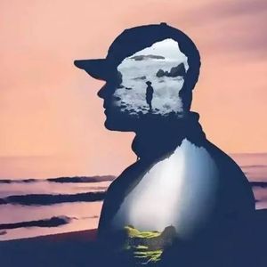 晚霞与云的缠绵