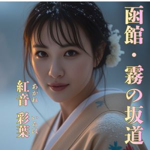 函館・霧の坂道