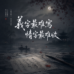 义字最难写，情字最难收