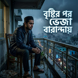 বৃষ্টির পর ভেজা বারান্দায়