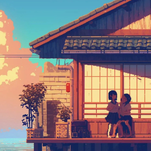 夏の夕方