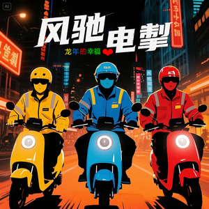 风驰电掣(写给外卖小哥)