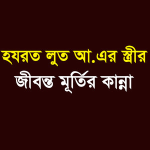 হযরত লুত আ.এর স্ত্রীর জীবন্ত মুর্তির কান্না