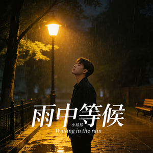 雨中等候