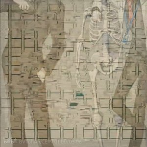 ことばのおばけがまどからみている