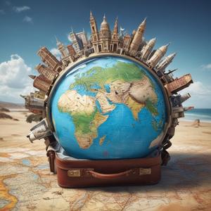 白沙滩上的日光浴