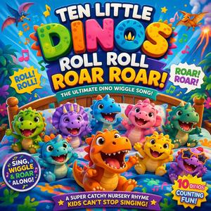 Ten Little Dinos (Roll Roll Roar Roar!)