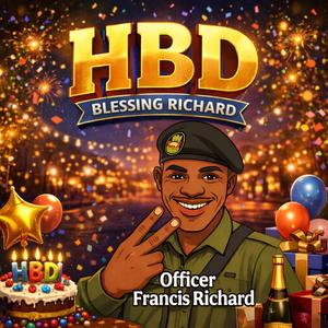HBD- Blessing Richard