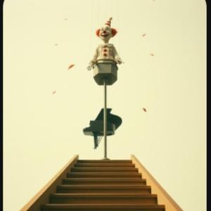 어릿광대의 물구나무