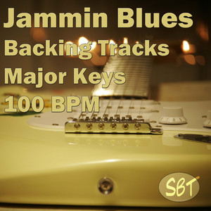 Jammin Blues Backing Track in D Major 100 BPM
