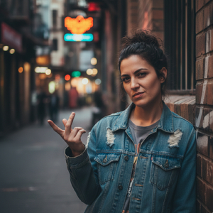 SOLTANDO MEU DEBOCHE QUANDO ALGUEM VEM ME AFRONTAR