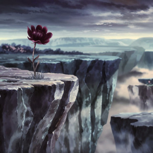 闇に咲く真紅の花