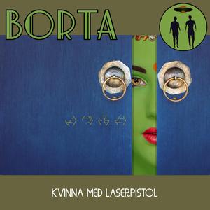 Kvinna med laserpistol