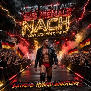 HOER NICHT AUF, GIB NIEMALS NACH (DON'T STOP, NEVER GIVE IN)