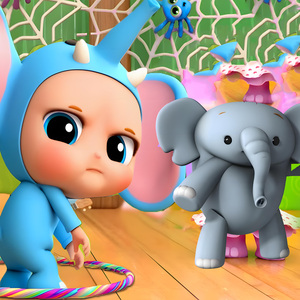 10 Little Elephants Nursery Rhymes for Kids