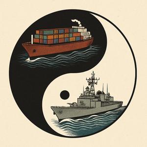 Cargo ship, warship