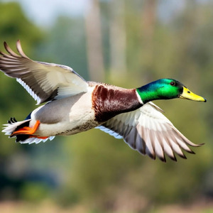 飛んでるアヒル