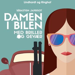 Damen i bilen med briller og gevær, del003