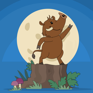 Erwin, das kleine Warzenschwein