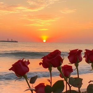 玫瑰留在了盛夏